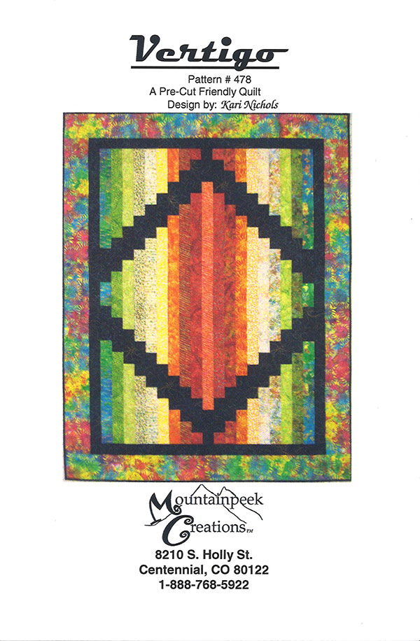 Mountainpeek Creations Vertigo Quilt Pattern 123Stitch