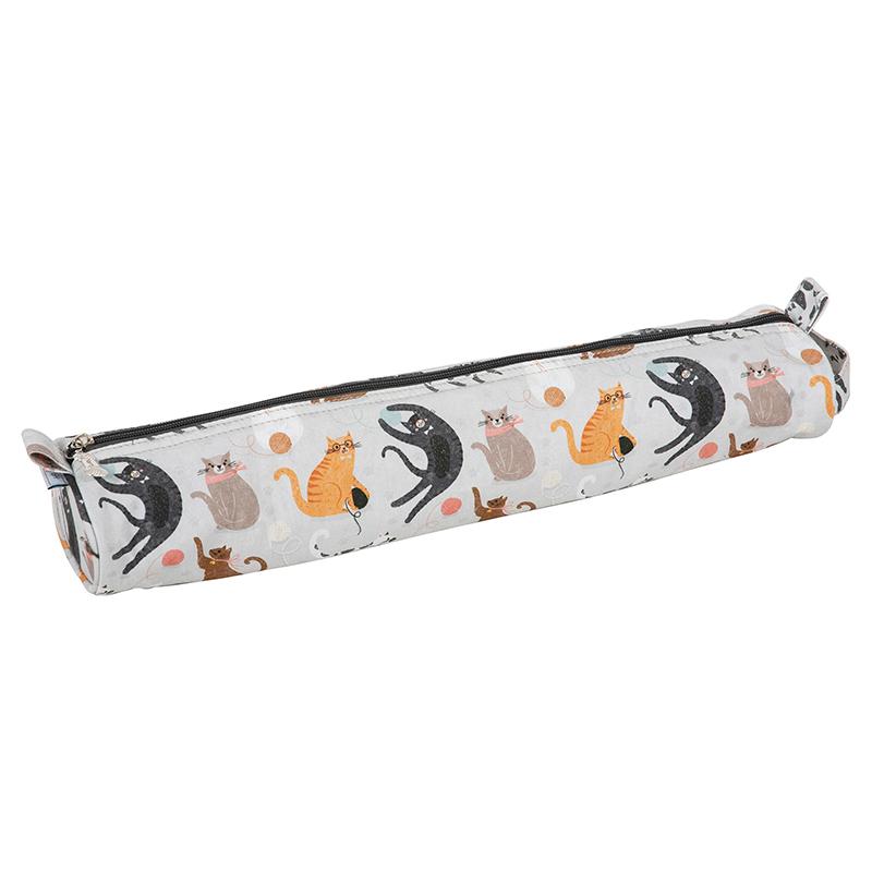 Cats XL Knitting Pin Case 