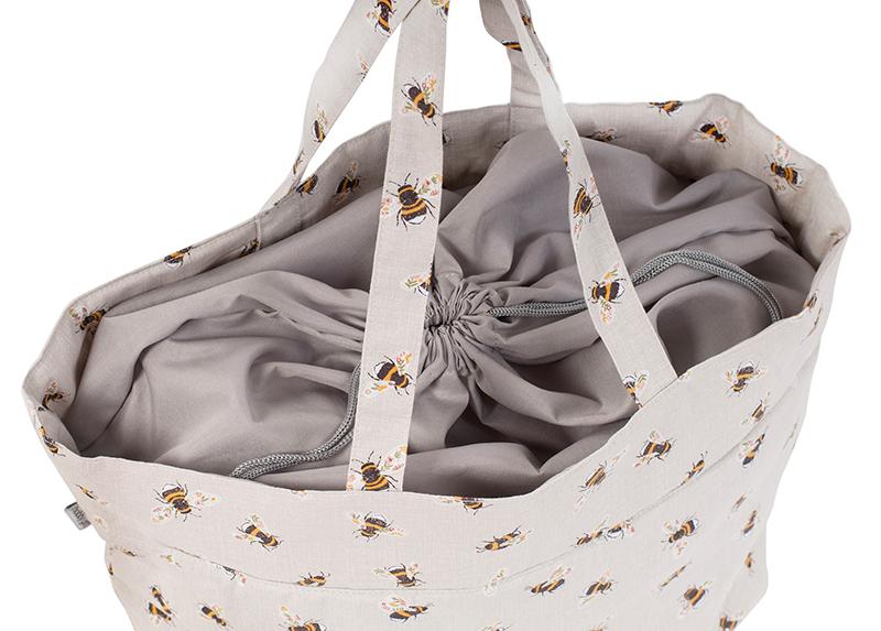 Bee Drawstring Craft Bag 