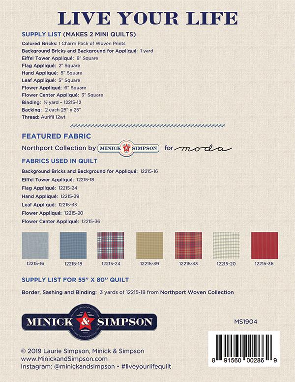 Live Your Life - Quilt Pattern