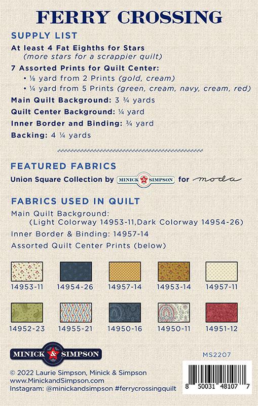 Ferry Crossing - Quilt Pattern