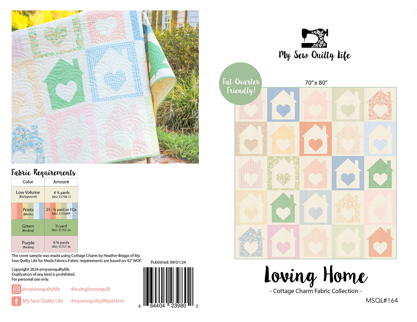 Loving Home - Quilt Pattern