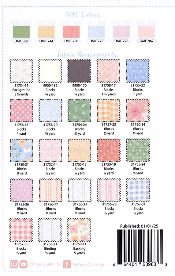 Cottage Charm - Cozy Cottage - Quilt Pattern