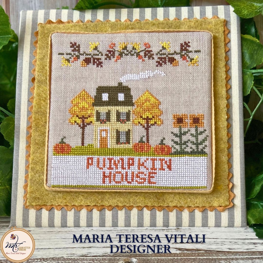 Pumpkin House - Cross Stitch Pattern
