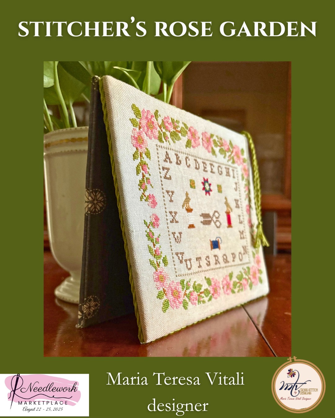 Stitcher's Rose Garden  - Cross Stitch Pattern