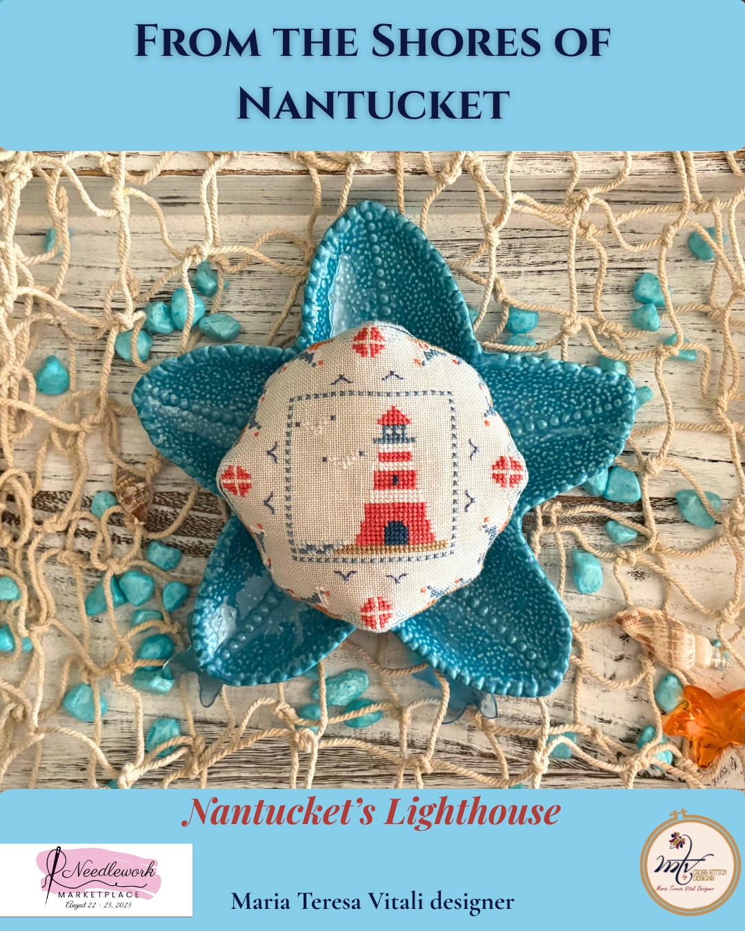 Natucket's Lighthouse - Cross Stitch Pattern