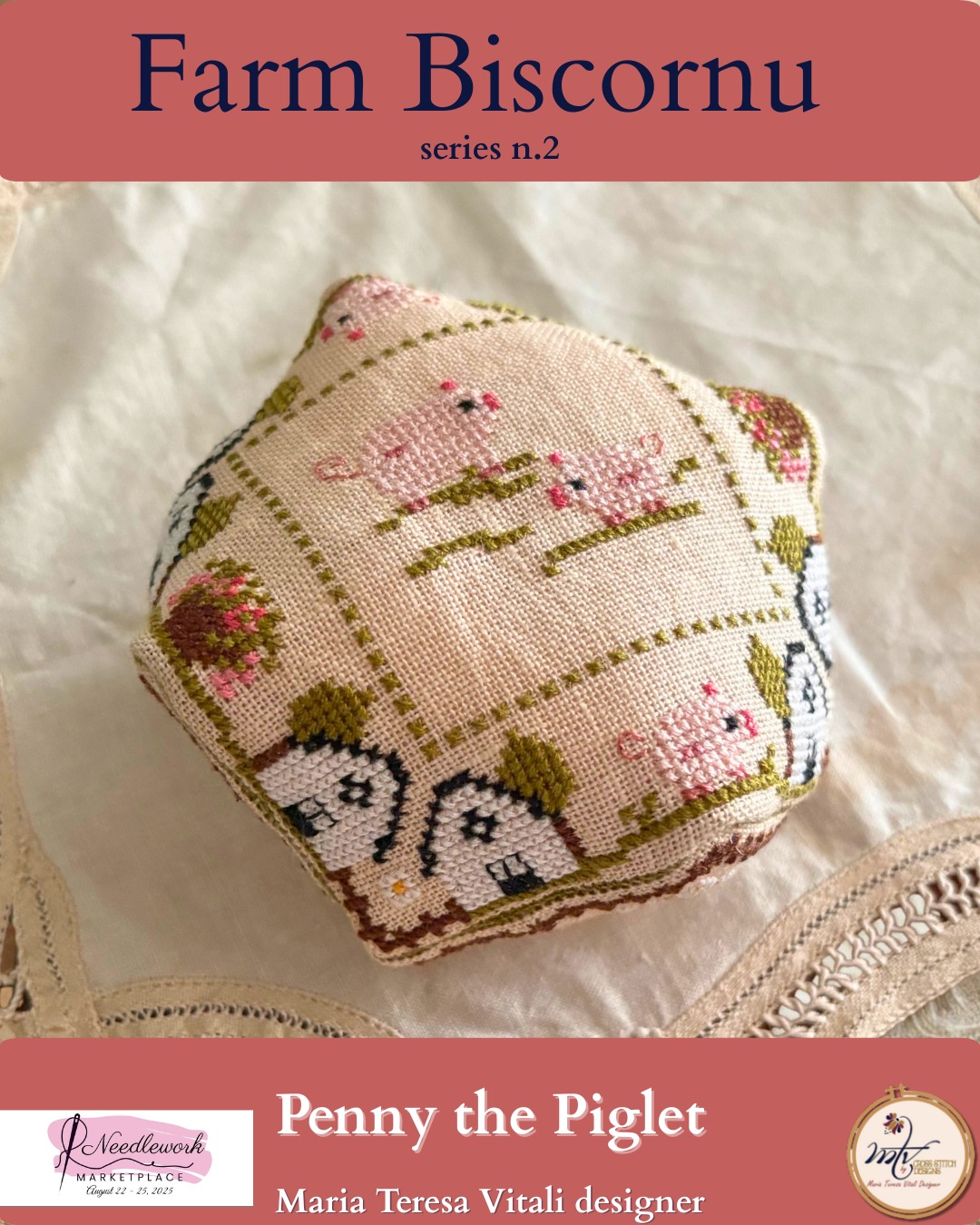 Penny the Piglet - Cross Stitch Pattern