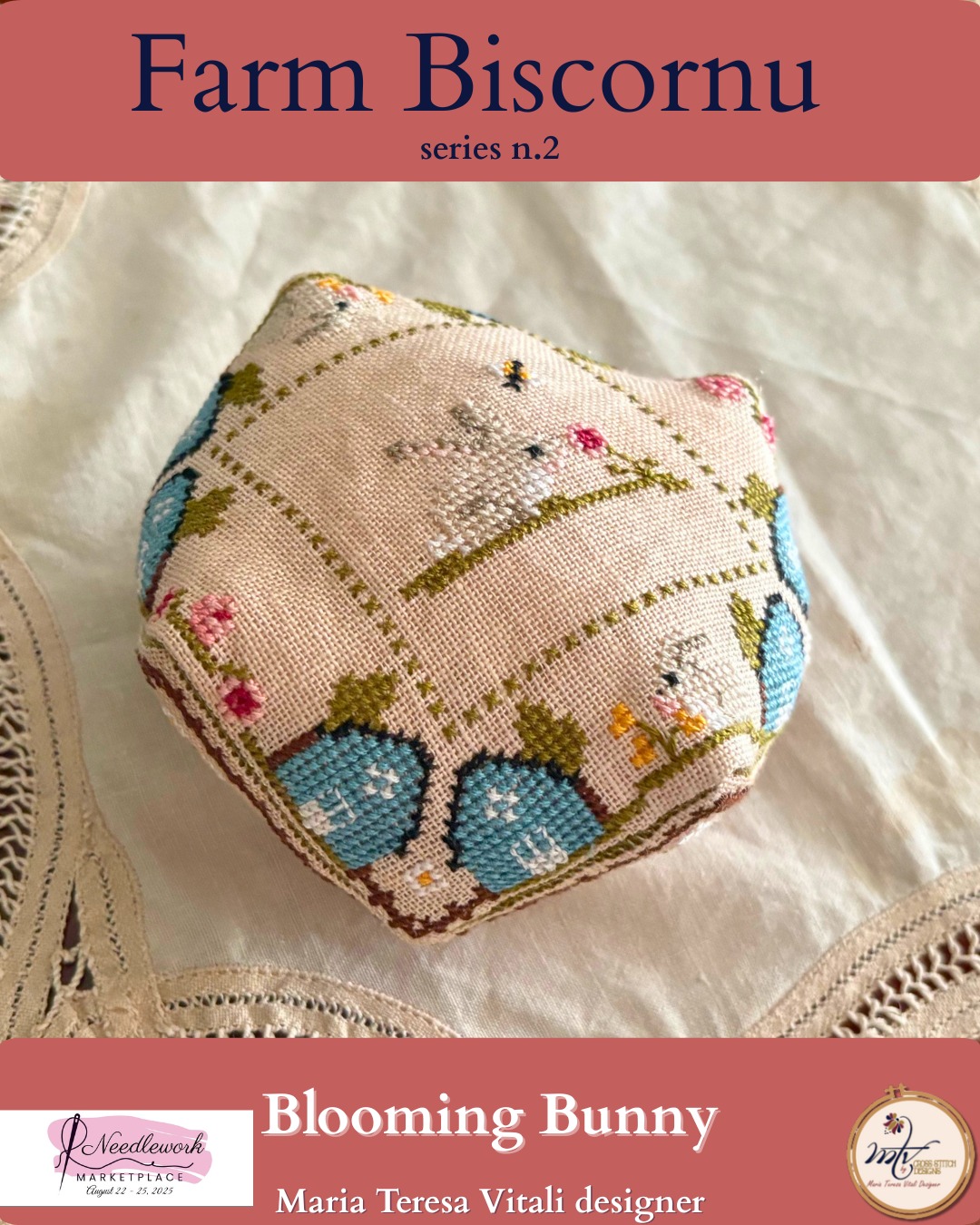 Blooming Bunny - Cross Stitch Pattern