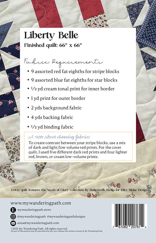Liberty Belle - Quilt Pattern