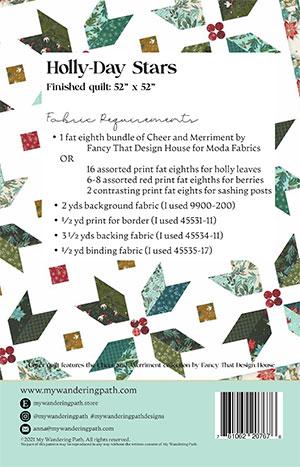 Holly-Day Stars - Quilt Pattern