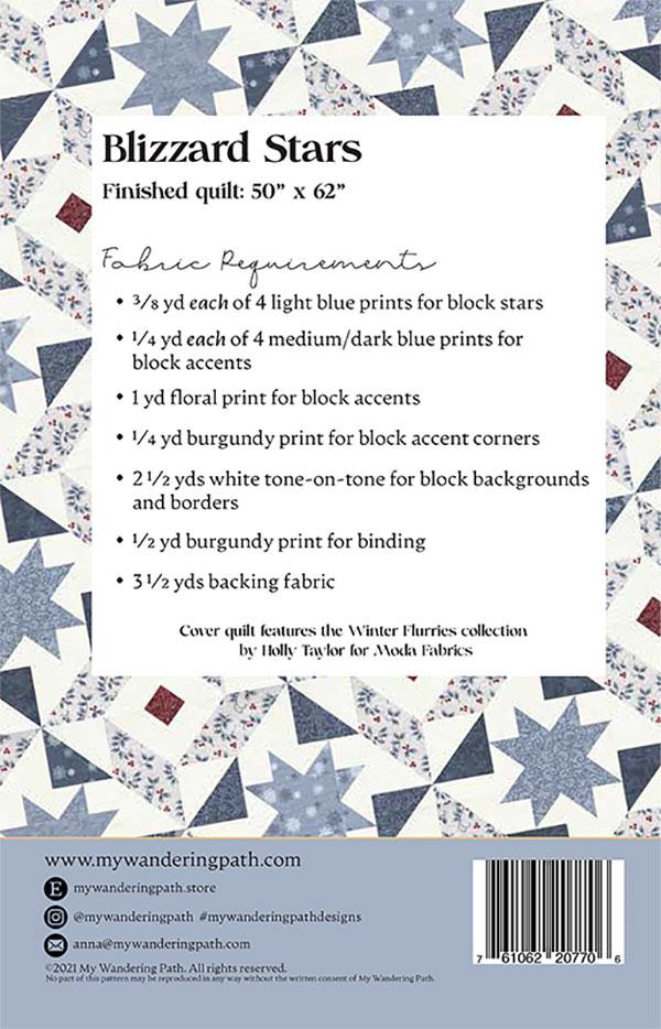 Blizzard Stars - Quilt Pattern