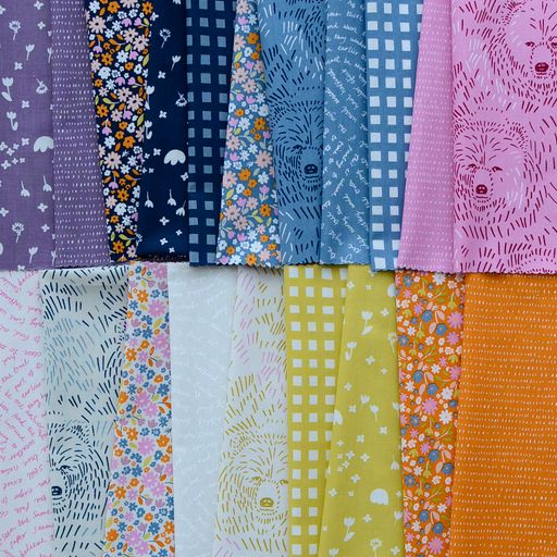 Marigold Seed Stripe Dianthus - Quilt Fabric