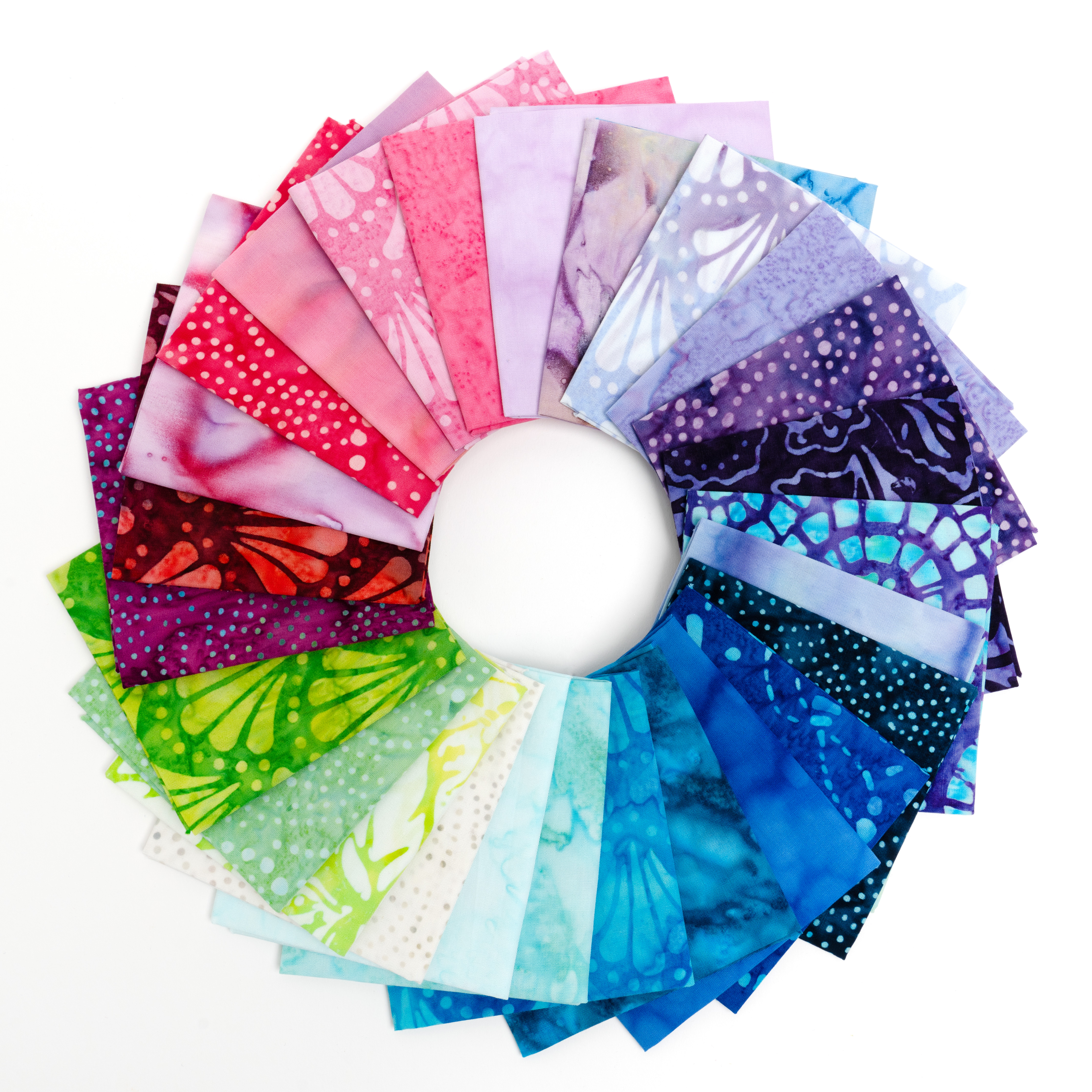 Mermaid Batiks Shell Seashell - Quilt Fabric