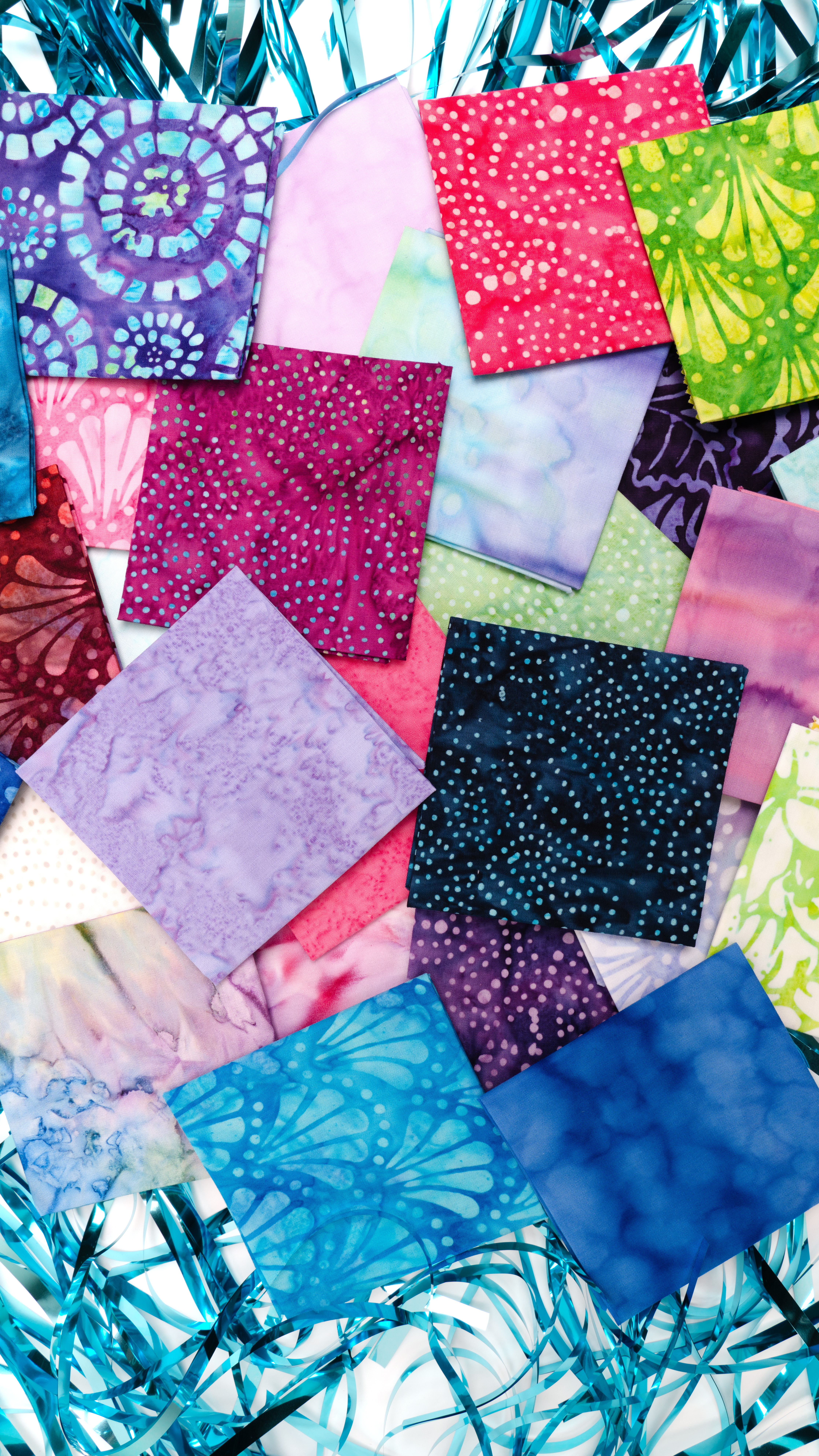 Mermaid Batiks Shell Seashell - Quilt Fabric