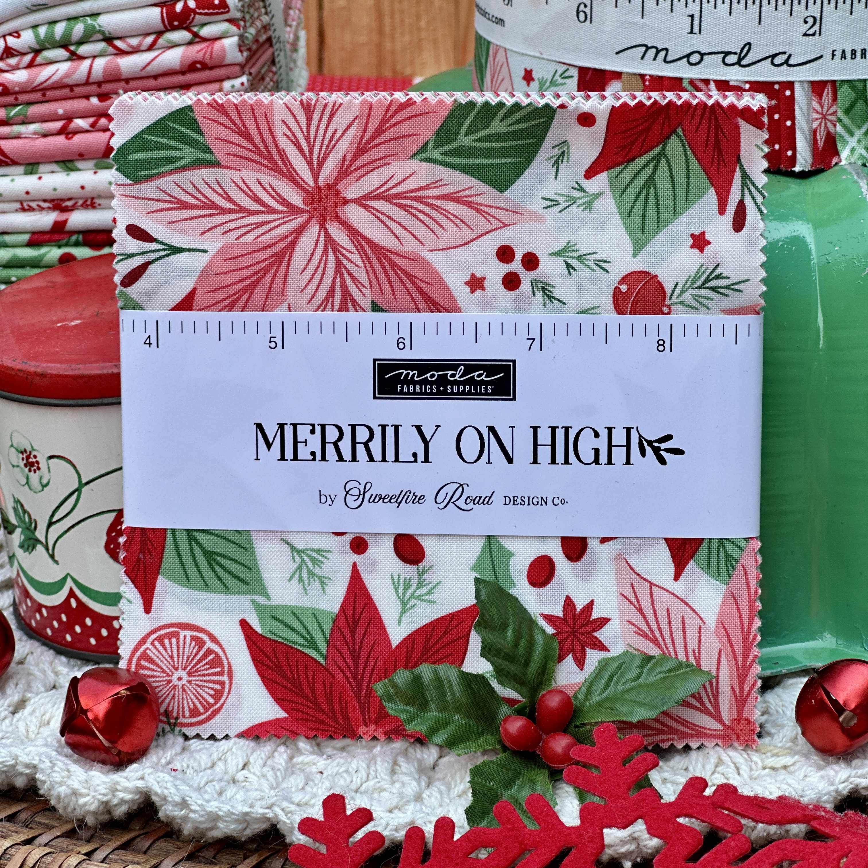 Merrily On Treat High Blush - Quilt Fabric