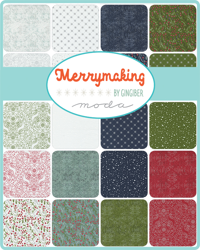 Merrymaking Eggnog Evergreen - Quilt Fabric