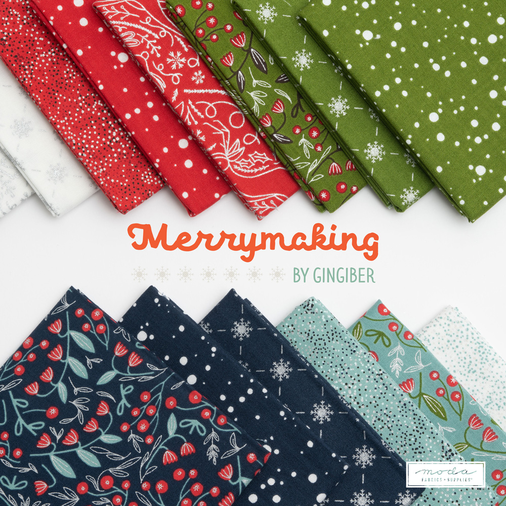 Merrymaking Eggnog Evergreen - Quilt Fabric