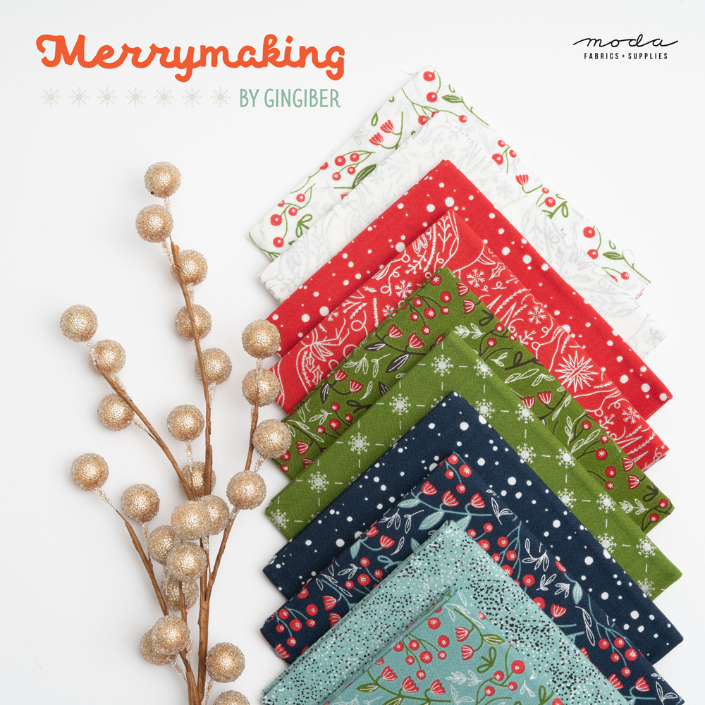 Merrymaking Eggnog Evergreen - Quilt Fabric