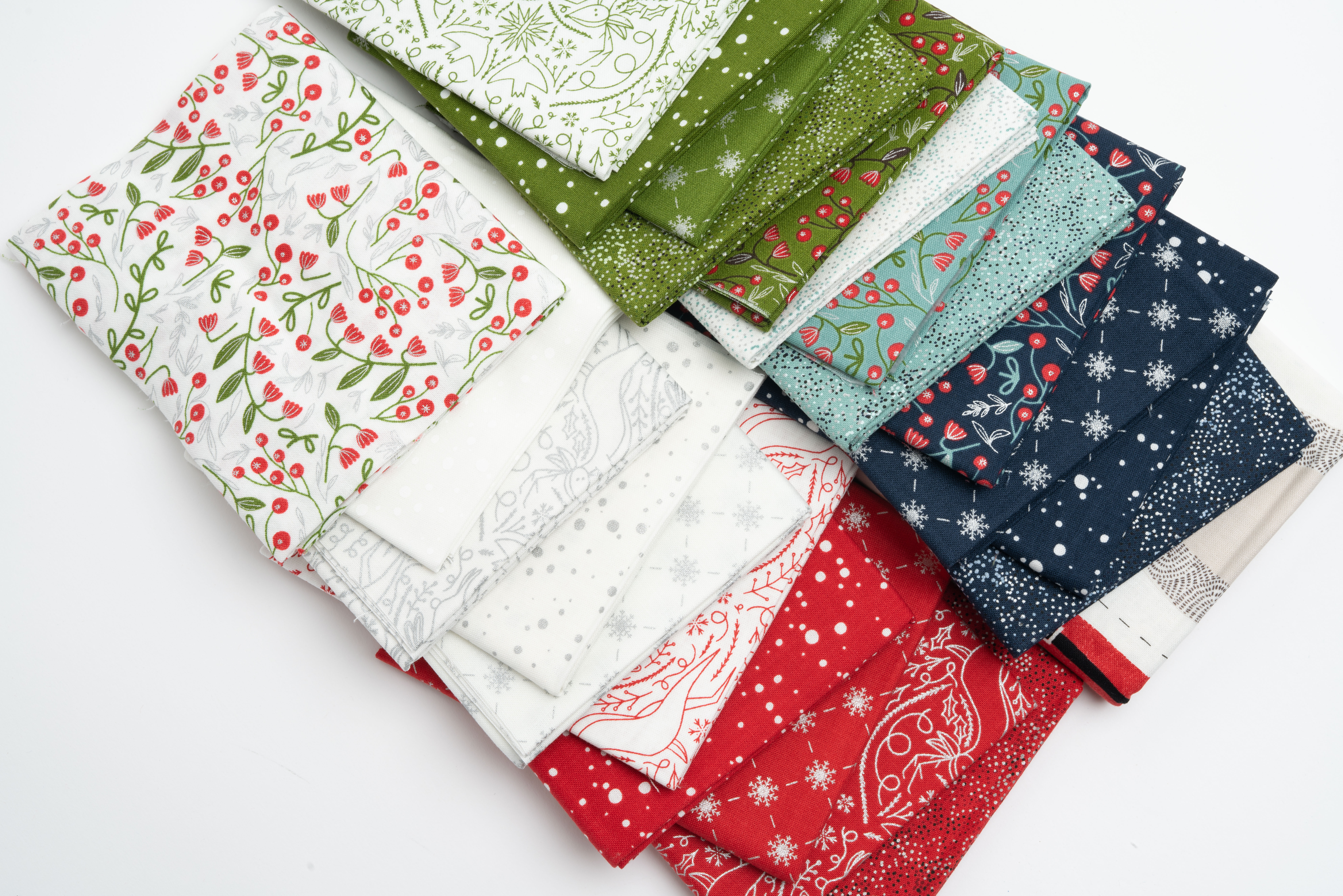 Merrymaking Eggnog Evergreen - Quilt Fabric