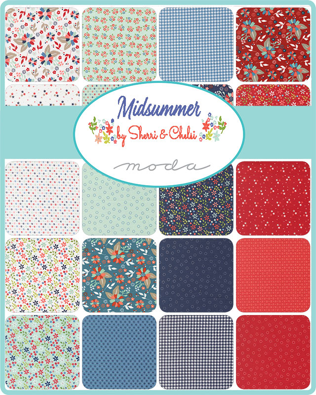Midsummer - Charm Pack, different perspective #1, zoomed in. Select this picture to zoom back out.