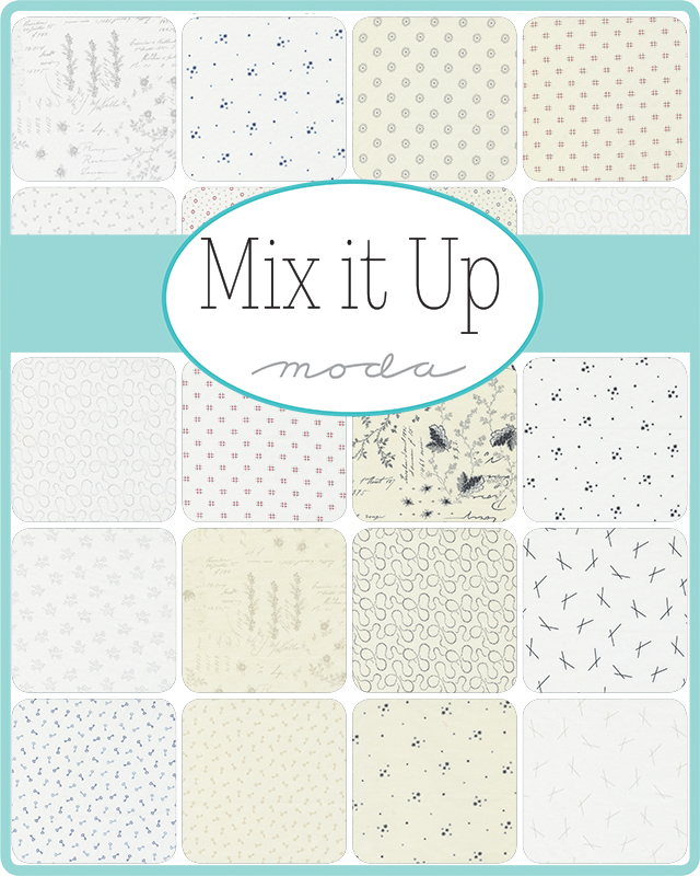 Mix It Up Off White Red - Dottie Dots - Quilt Fabric