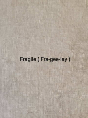 36 Count Fragile Edinburgh Linen 13x18