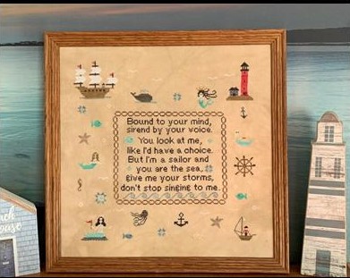 Siren of the Sea Sampler - Cross Stitch Pattern