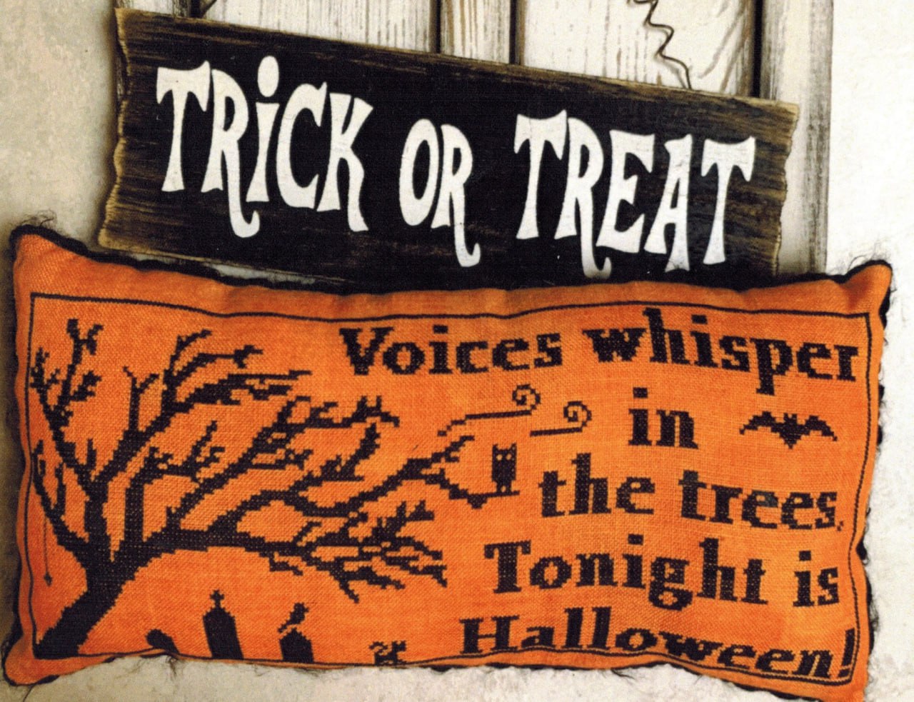Tonight Is Halloween - Cross Stitch Pattern