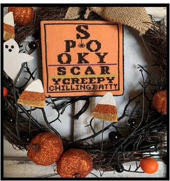 Spooky Eye Chart - Cross Stitch Pattern