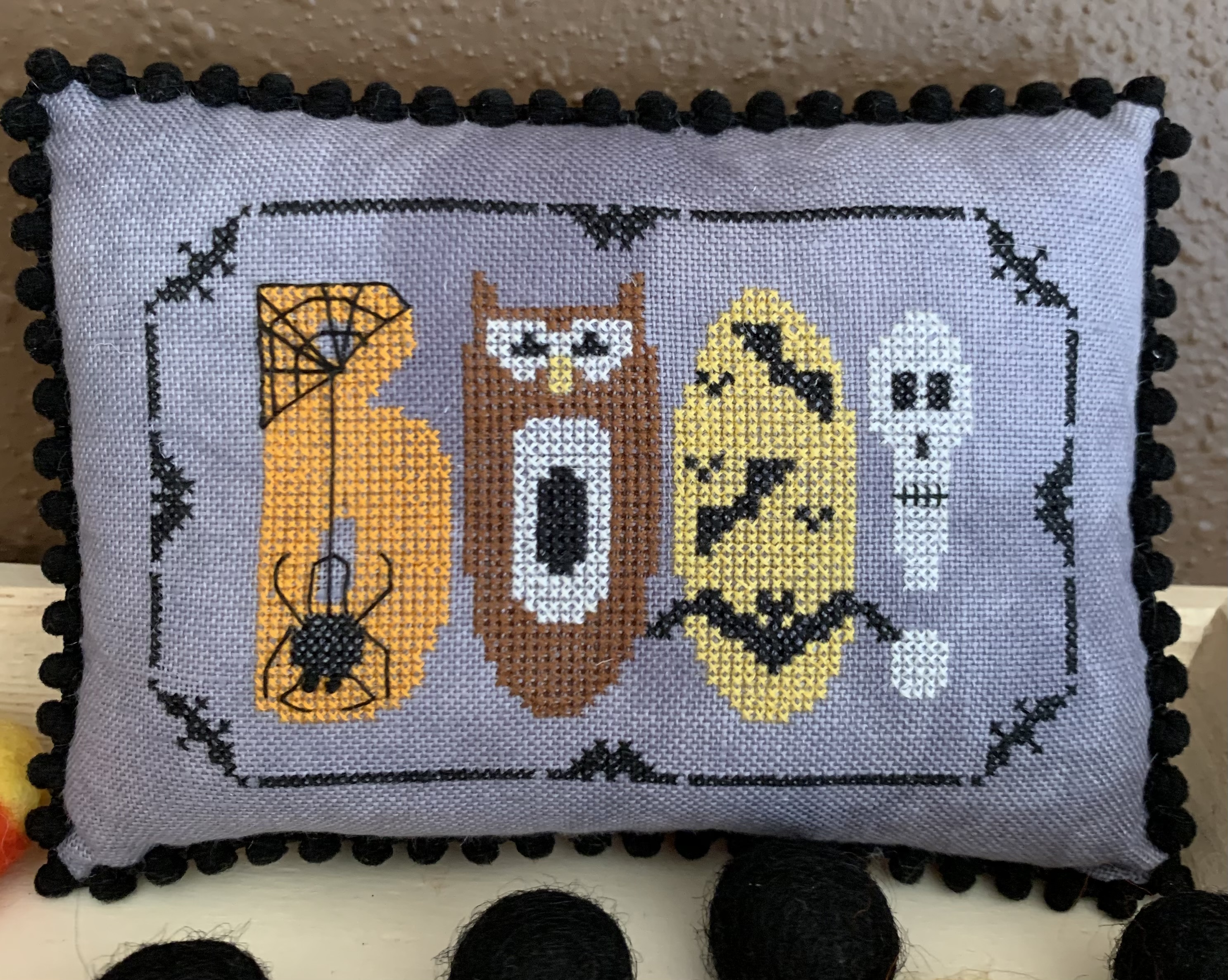 Boo - Halloween Cross Stitch Pattern