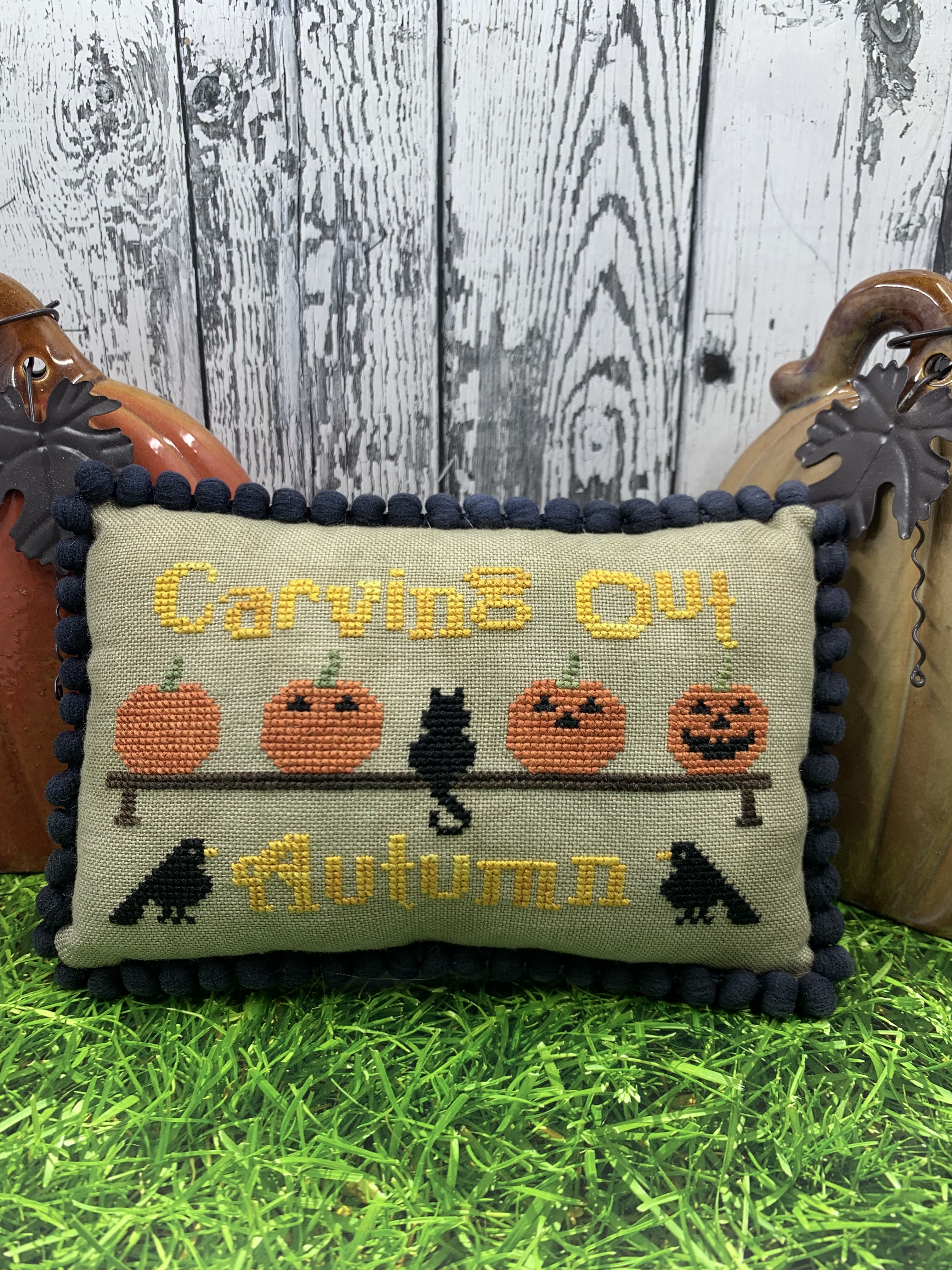 Carving Out Autumn - Cross Stitch Pattern