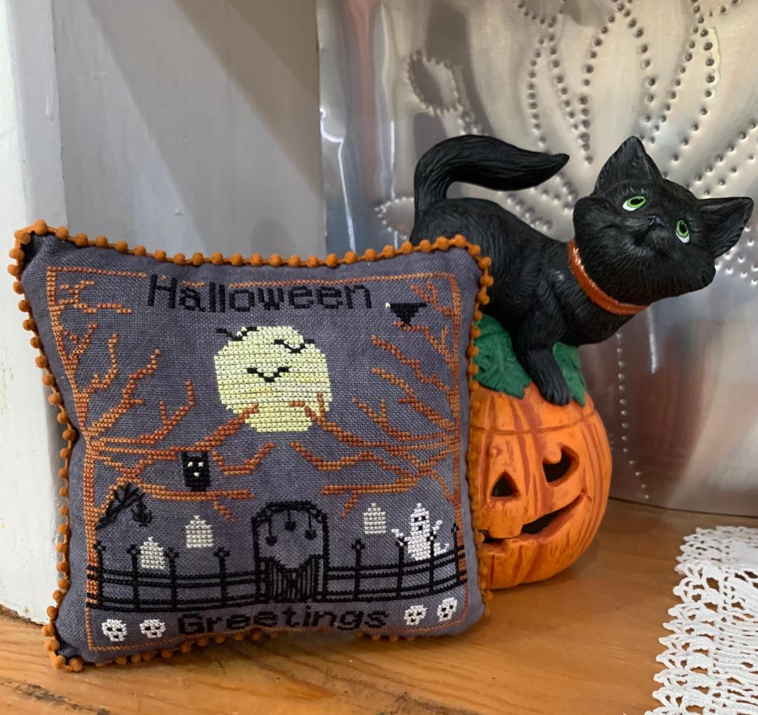 Halloween Greetings - Cross Stitch Pattern