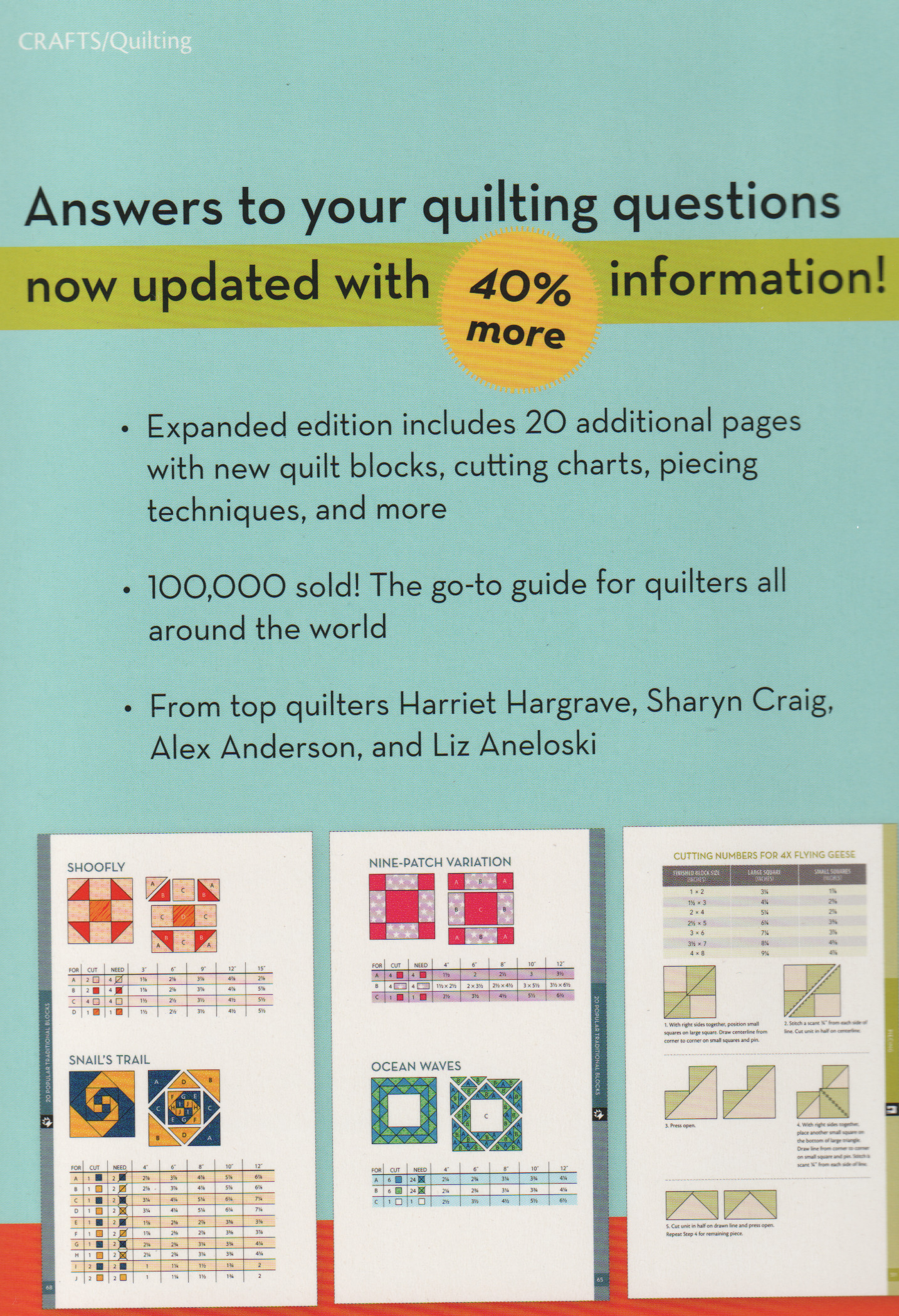 All In One Quilters Ref Tool 2nd Edition - Quilt Pattern