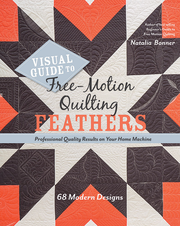 Visual Guide To Free Motion Quilt - Quilt Pattern, zoomed in. Select this picture to zoom back out.