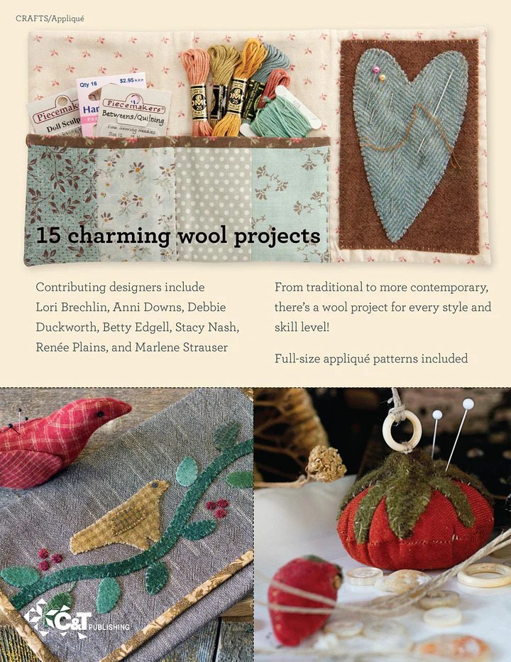 Sweet and Simple Wool Applique - Quilt Pattern