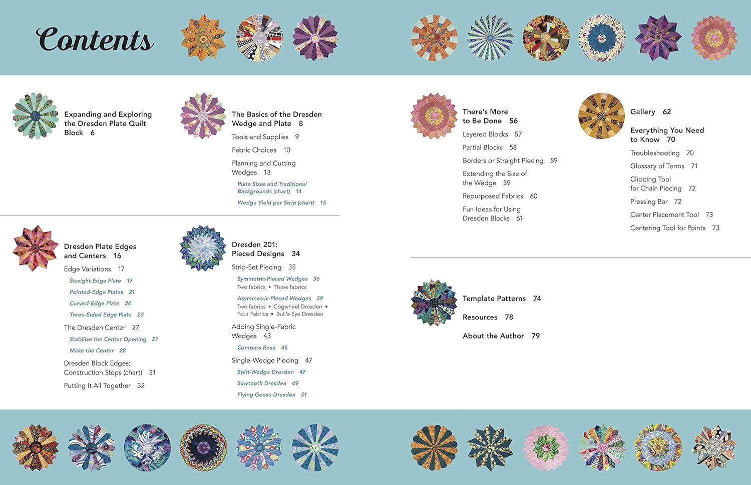 Dresden Quilt Blocks Reimagined - Quilt Pattern