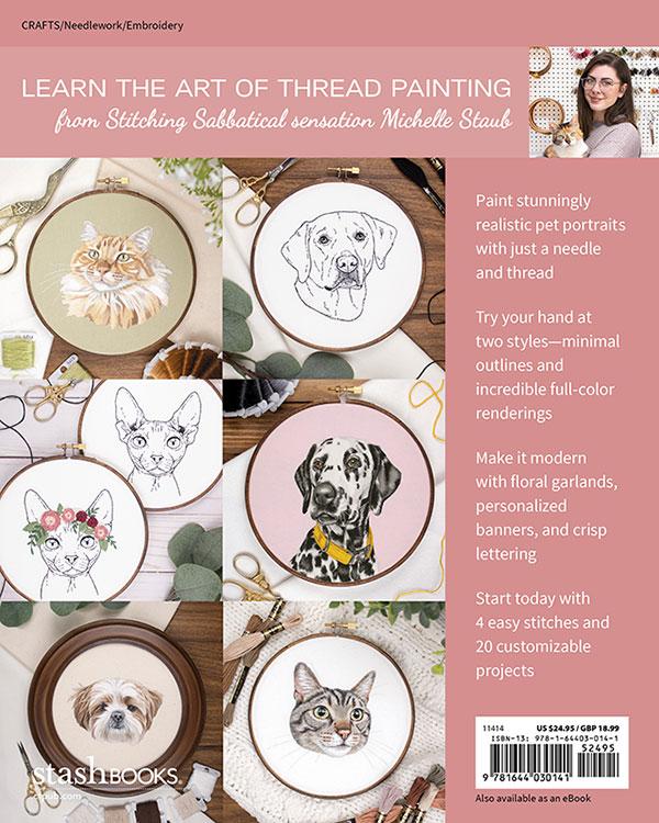 Pet Portrait Embroidery