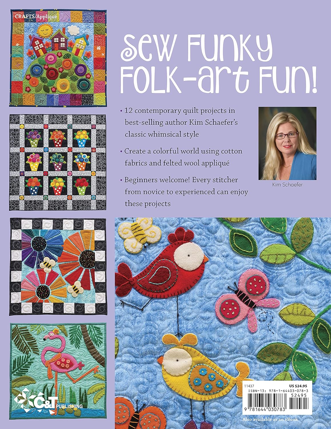 Cool Cotton and Whimsical Wool Quilt - Quilt Pattern