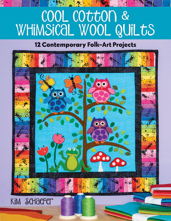 Cool Cotton and Whimsical Wool Quilt - Quilt Pattern