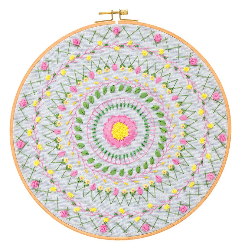 Joyful Stitch Combinations - Quilt Pattern, different perspective #1, zoomed in. Select this picture to zoom back out.