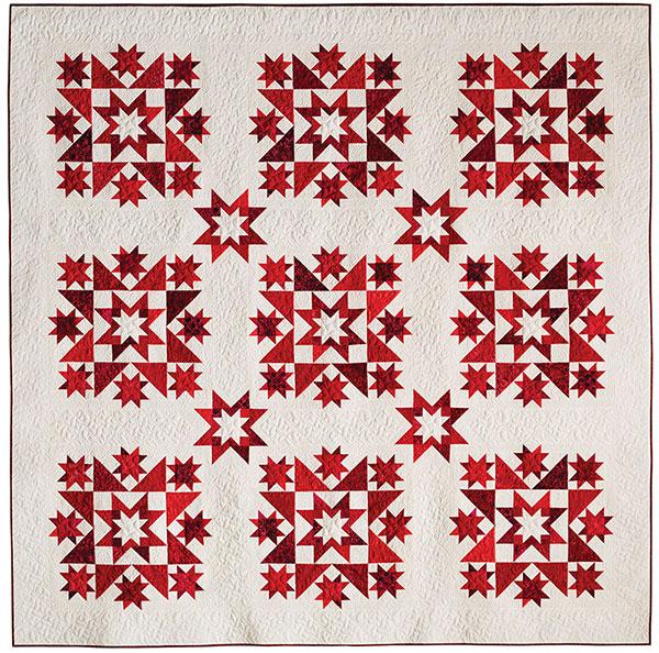 Red, White and Blue Star Quilts - Quilt Pattern