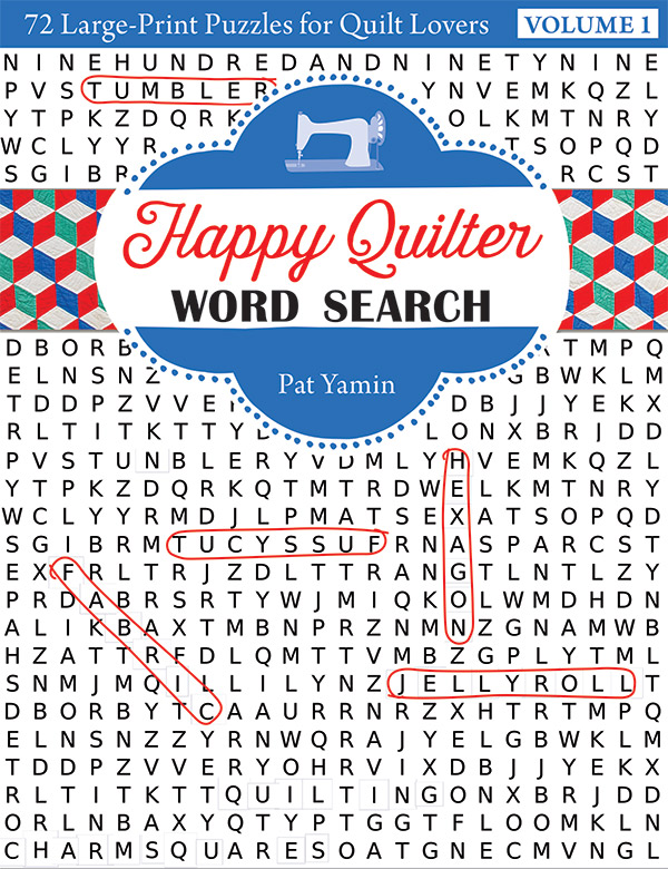 Happy Quilter Word Search/Vol 1 - Quilt Pattern