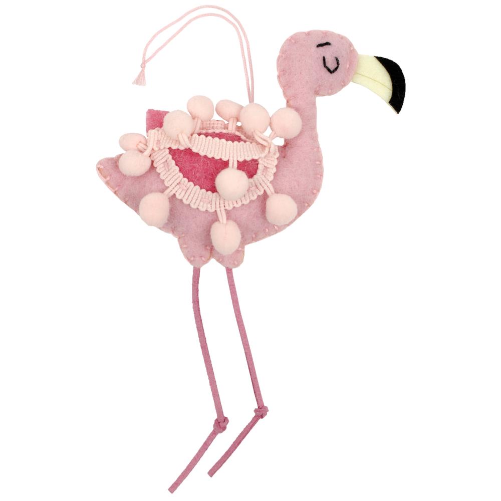 Flamingo - Felt Ornament Kit