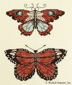 Butterflies Of Gold - Cross Stitch Pattern
