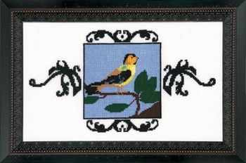 Goldfinch - Audubon Street - Cross Stitch Pattern