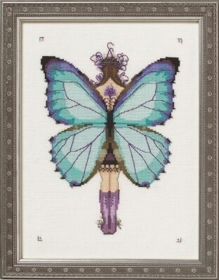 Miss Aurora Morpho - Cross Stitch Pattern