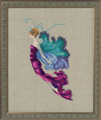 Red Cabbage Sprite - Autumn Pixies - Cross Stitch Pattern