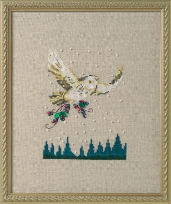 Winter Owl - Holiday in the Forest - Cross Stitch Pattern