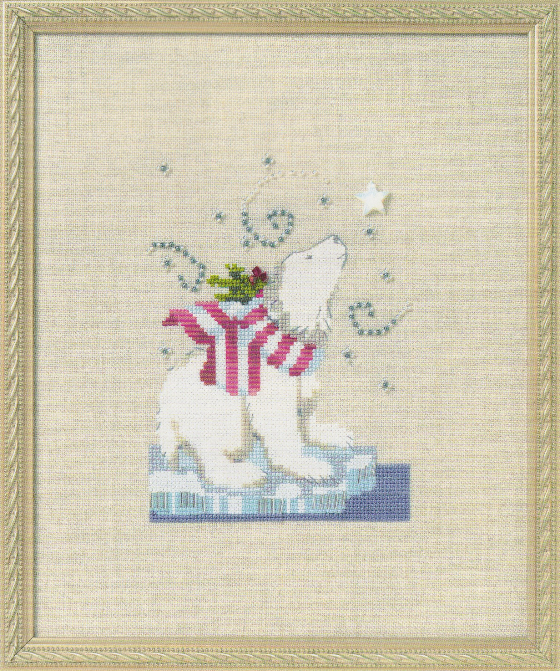 Winter Bear - Holiday in the Forest Cross Stitch Pattern