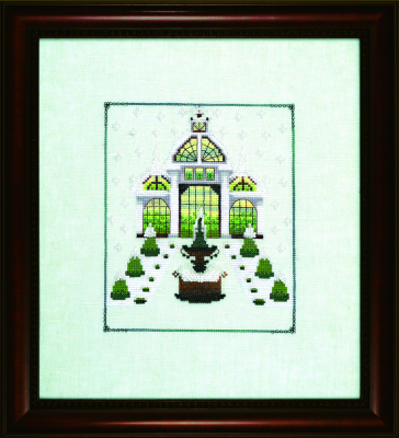 Conservatory - Winter Greenhouses - Cross Stitch Pattern